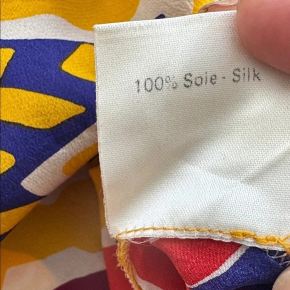 Karl Lagerfeld Vintage 100% Silk Blouse Size 40 (XL) - Picture 8 of 8